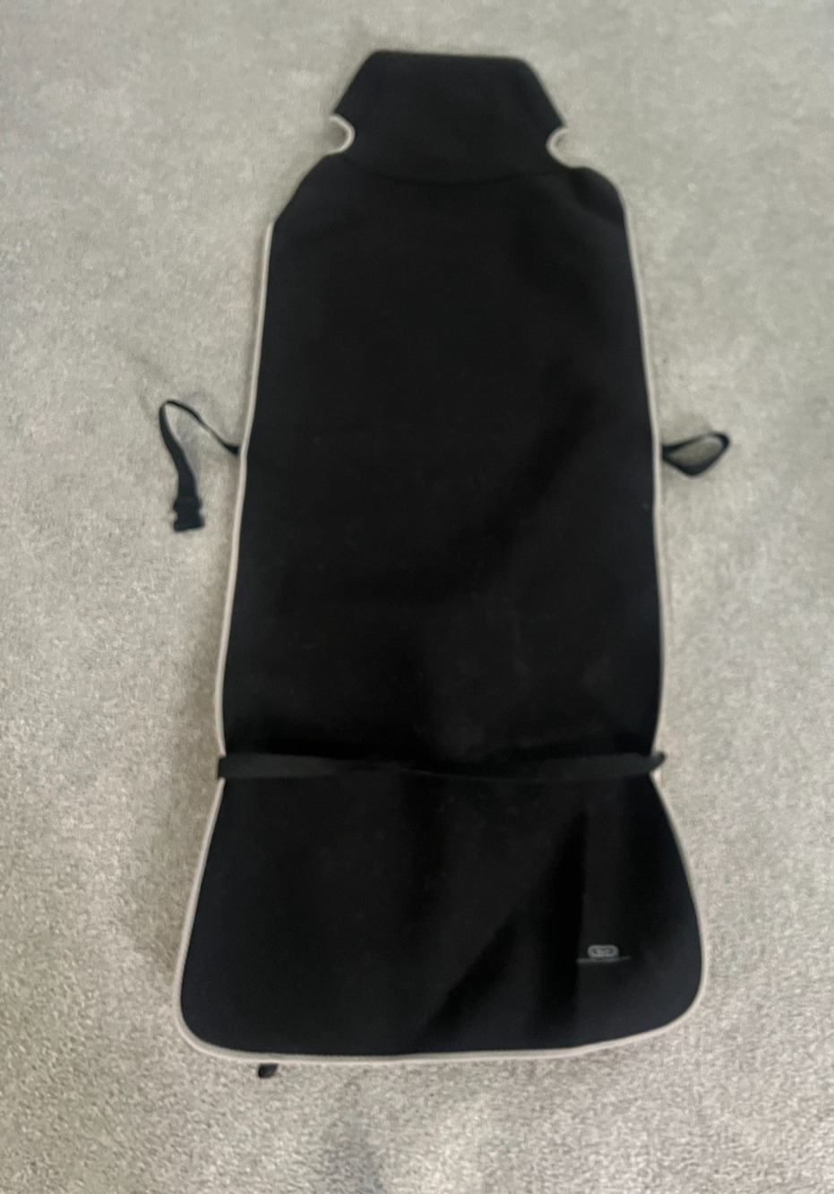 Seat Cover Black Nylon Buckles Animal Universal Fit Waterproof Bucket Seat Dog